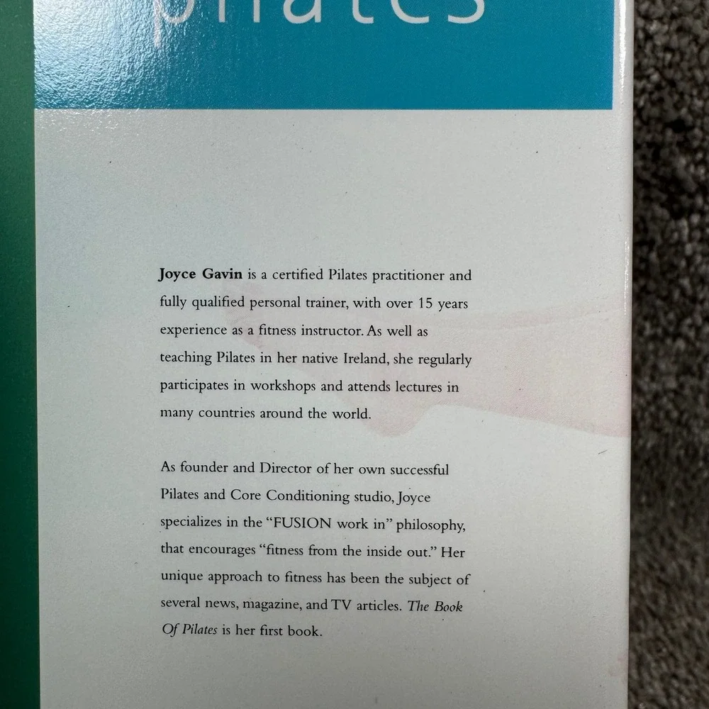 Parragon Publishing The Book of Pilates Joyce Gavin Fitness Guide Hardcover 2005